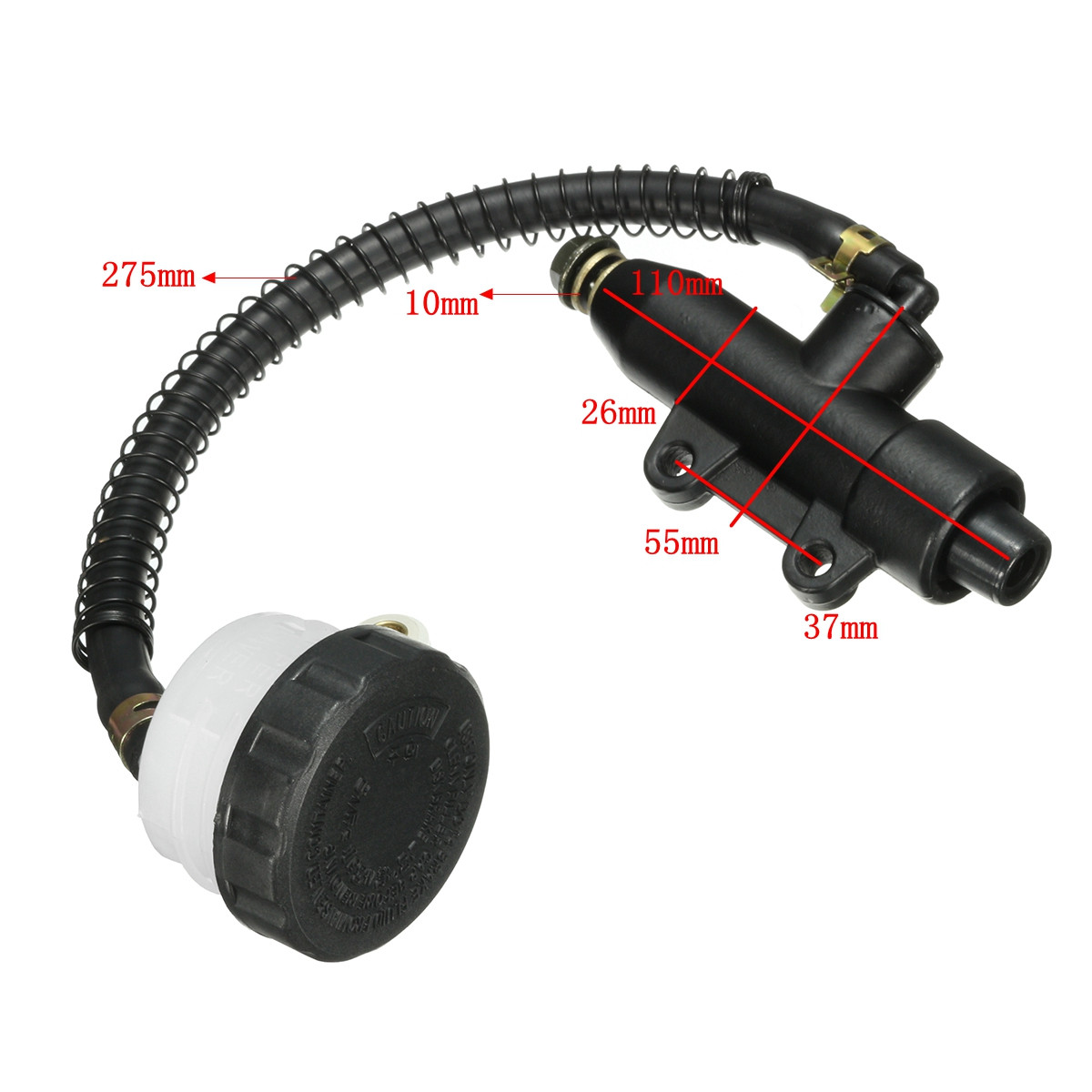 Motorcycle-Rear-Brake-Hydraulic-Master-Oil-Cylinder-Pump-Pit-Dirt-Bike-ATV-1173084