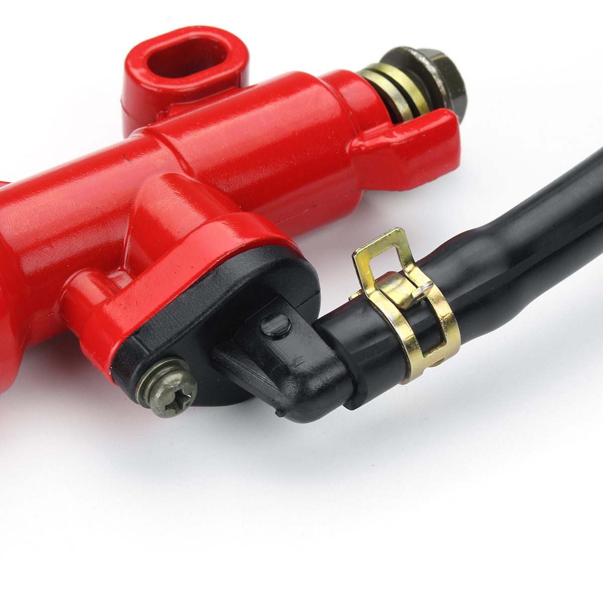 Motorcycle-Rear-Foot-Brake-Master-Pump-Cylinder-With-Fluid-Reservoir-Universal-1636432