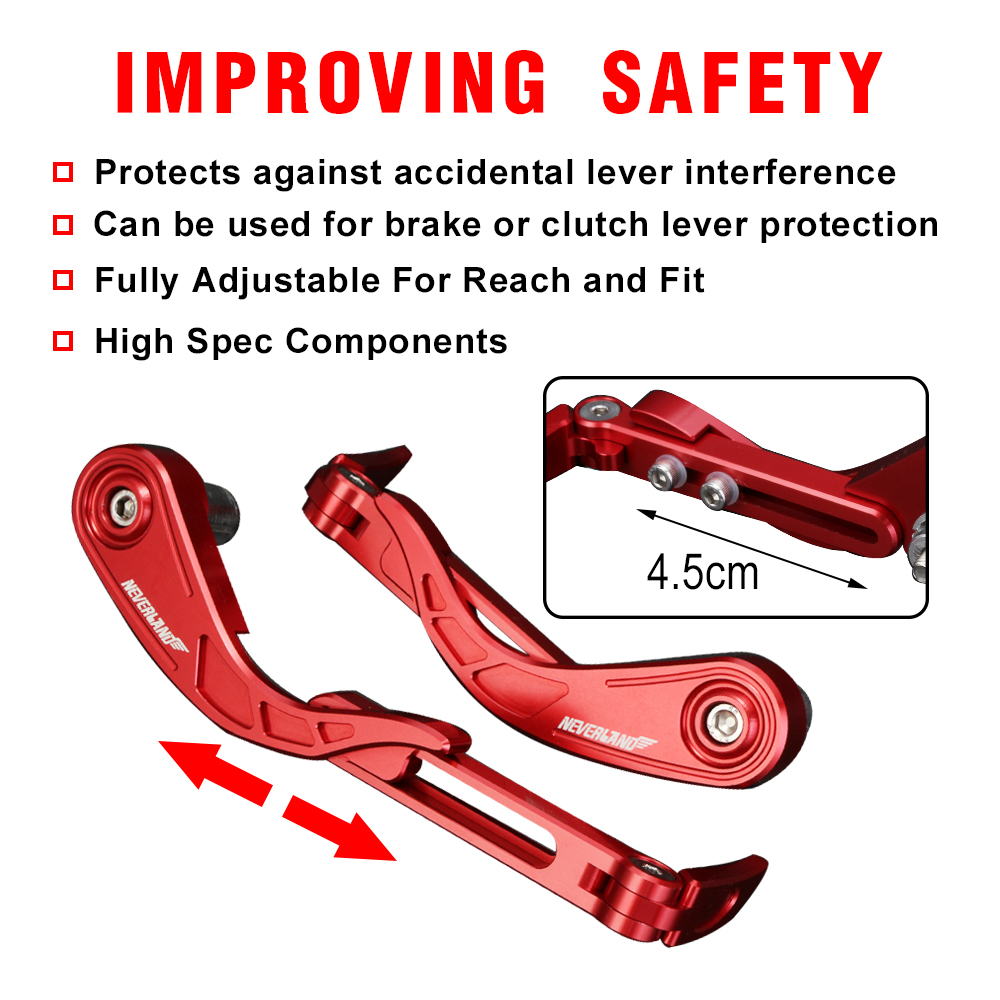 NEVERLAND-22mm-78inch-CNC-Adjustable-3D-Lever-Handlebar-Guard-Protector-Brake-Clutch-For-HondaSuzuki-1437999