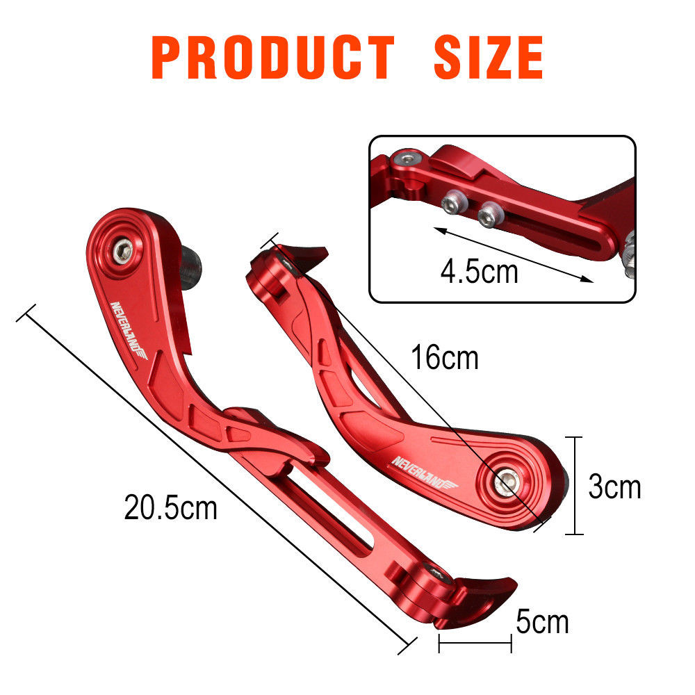 NEVERLAND-Motorcycle-3D-Lever-Guard-Protector-22mm-78quot-Brake-Clutch-For-Yamaha-YZF-R1-R6-R15-R25--1437869