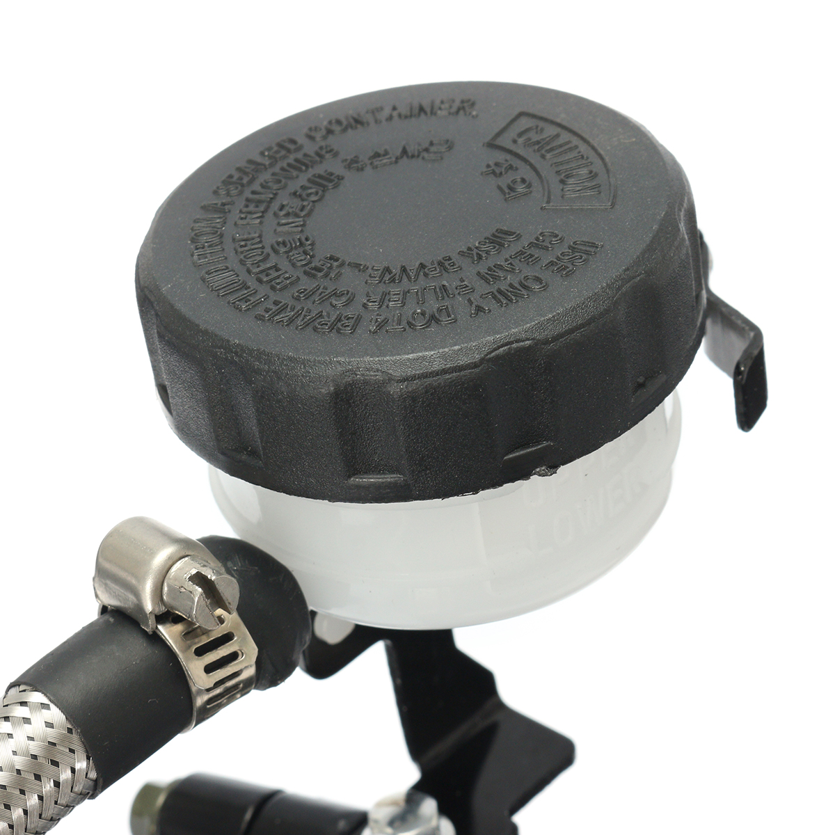 Pair-78inch-22mm-CNC-Motorcycle-Brake-Lever-Master-Cylinder-Reservoir-Universal-1167062