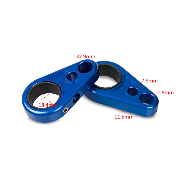 Pair-Of-Brake-Line-Clamps-For-Honda-TRX-450R-700XX-400EX-250R-CNC-ATV-Parts-1181188