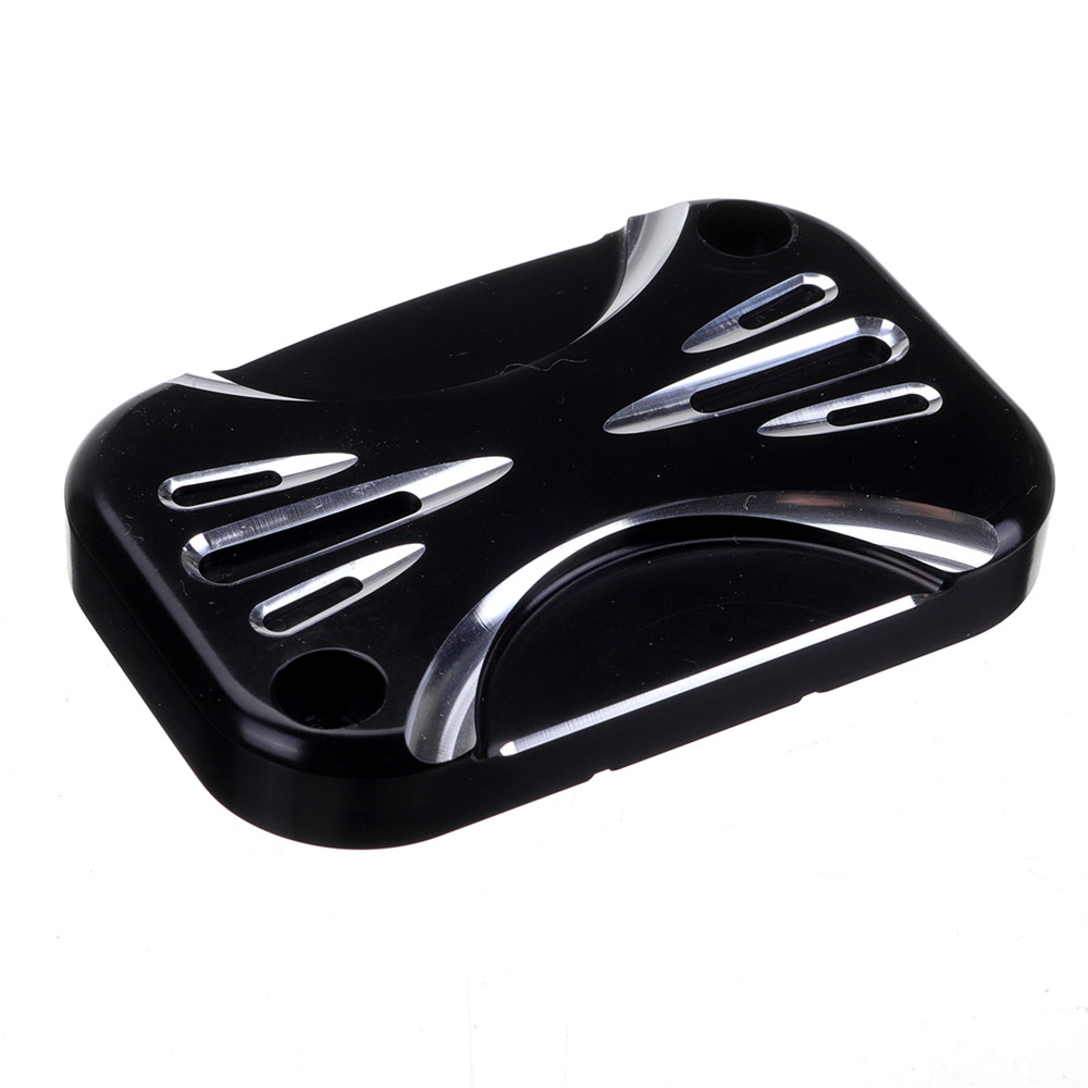 RIGHT-Motorcycle-Brake-Master-Cylinder-Cover-For-Harley-Touring-Street-Glide-14-16-ShallowCut-1401467