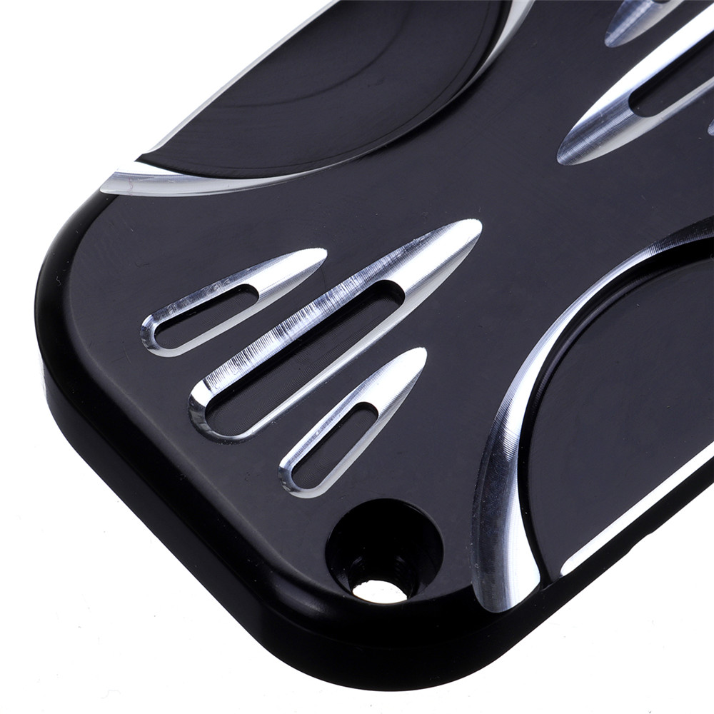 RIGHT-Motorcycle-Brake-Master-Cylinder-Cover-For-Harley-Touring-Street-Glide-14-16-ShallowCut-1401467