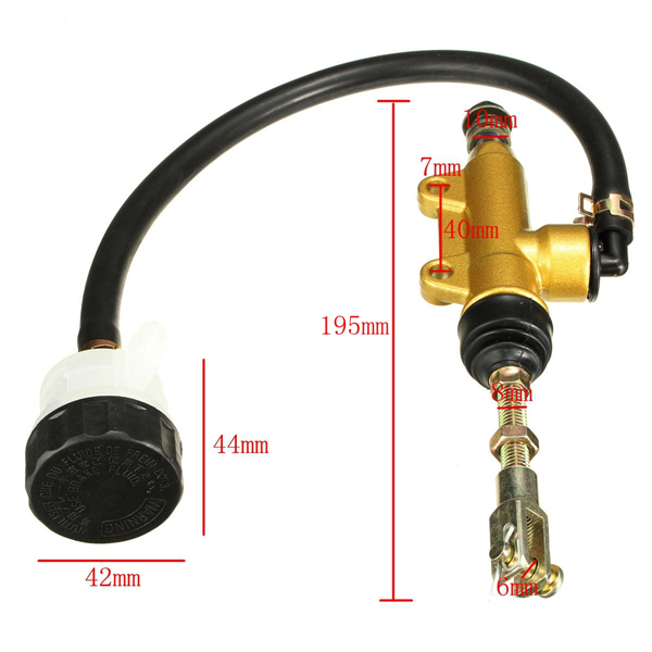 Rear-Foot-Brake-Hydraulic-Master-Cylinder-Motorcycle-Sport-Dirt-Bike-ATV-1027344