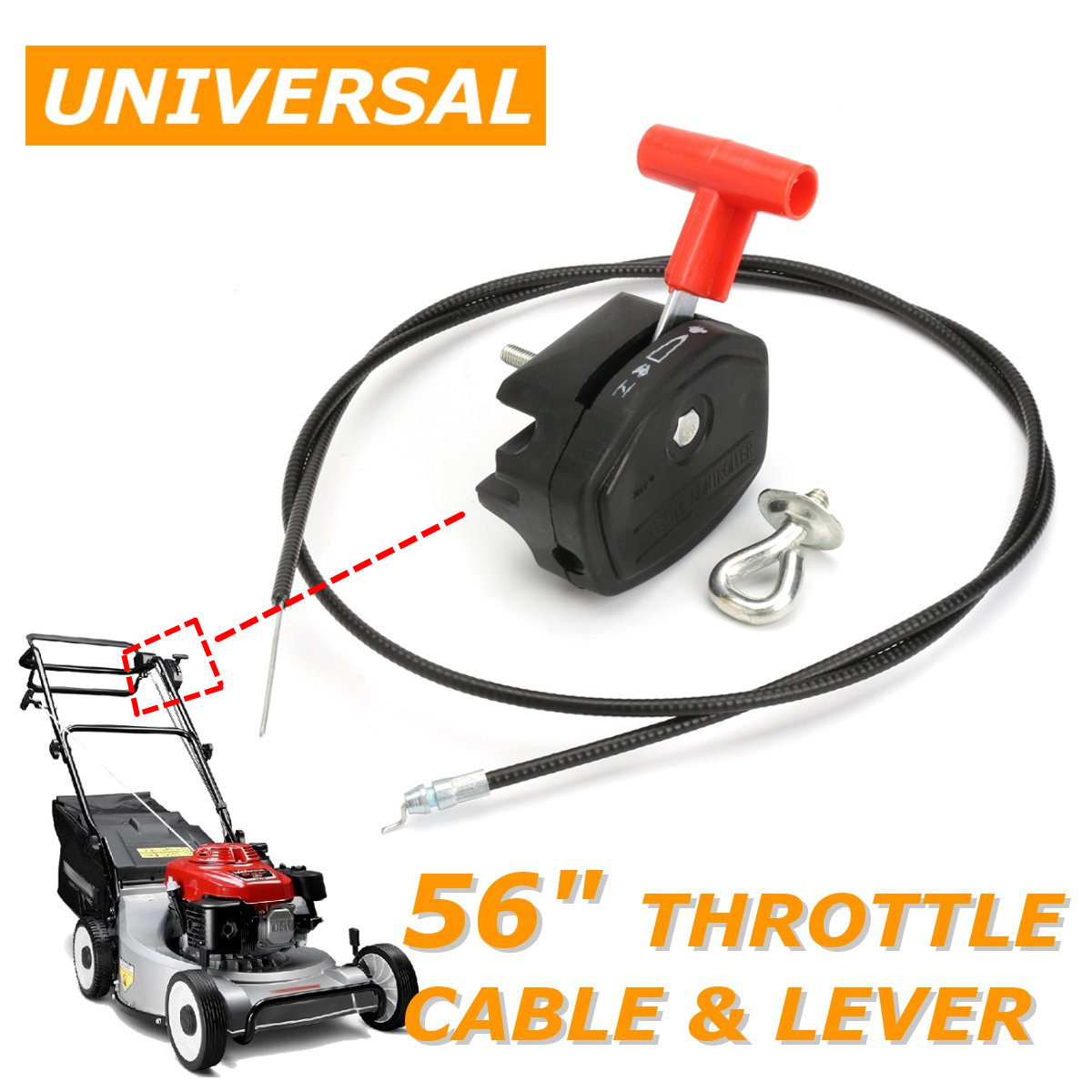 Universal-142cm-56inch-Throttle-Cable--Choke-Lever-For-Lawnmower-Lawn-Mower-1181356
