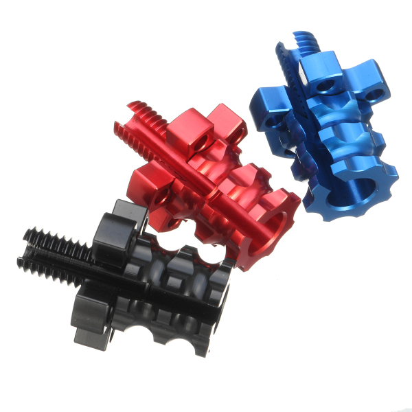 Universal-M8-Anodized-Billet-Clutch-Brake-Cable-Wire-Adjuster-Motorcycle-Bike-1158279