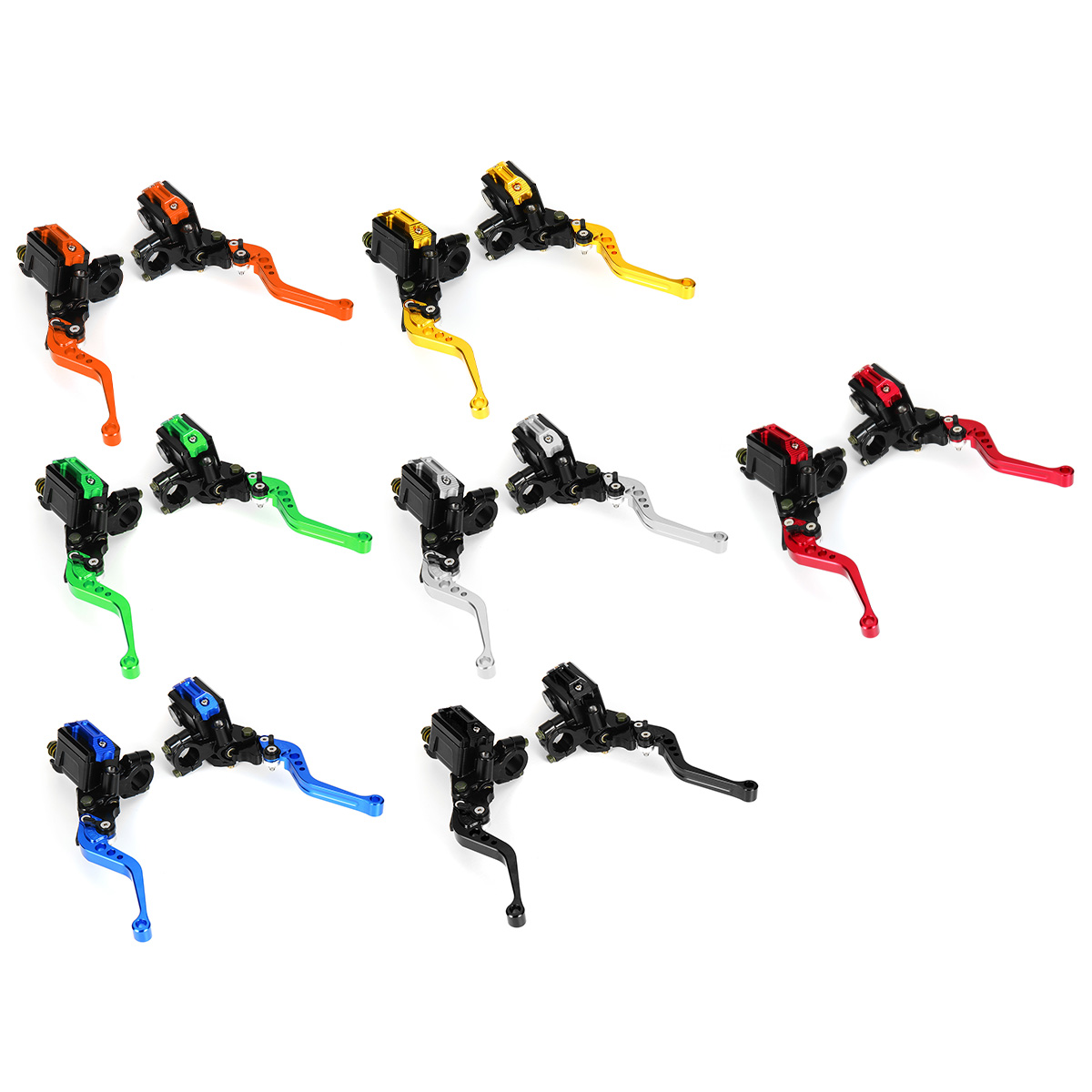 Universal-Motorcycle-Hydraulic-78-M10125-CNC-Brake-Clutch-Master-Cylinder-Reservoir-Lever-Set-1735853