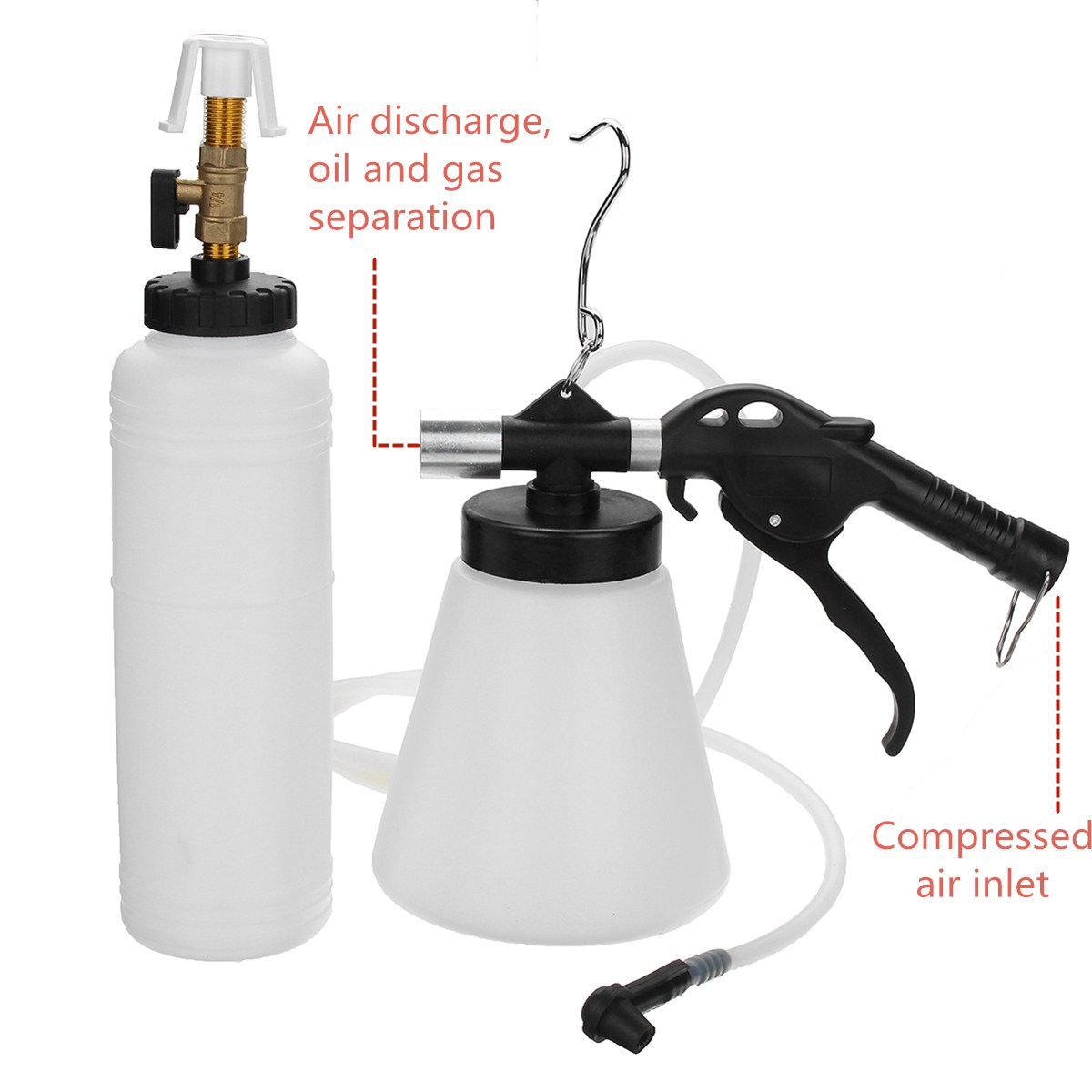 1L-Brake-Fluid-Bleeder-Clutch-Vacuum-Bleeding-Air-Extractor-Fill-Adapter-Bottle-1261785