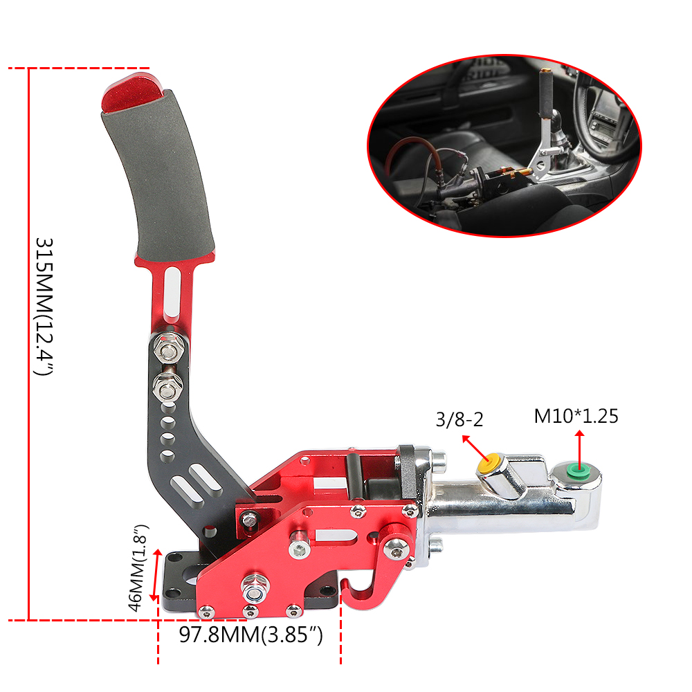 Car-Modified-Hydraulic-Horizontal-Handbrake-Hand-Racing-Drift-Parking-Brake-Lever-Universal-1711945