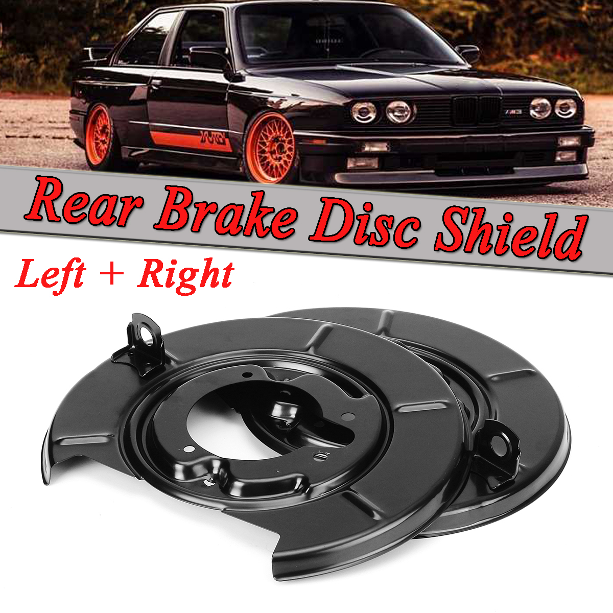 Rear-Brake-Disc-Shield-Dust-Cover-Pair-For-BMW-E30-E36-Compact-Z3-1650861