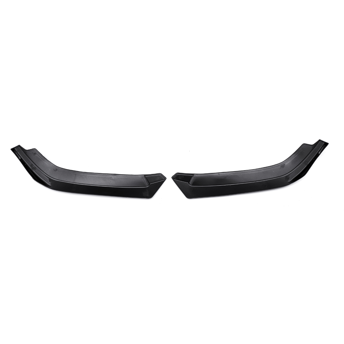 2-PCS-Front-Bumper-Lip-Wrap-Angle-Splitters-Spoiler-Wing-Canard-Diffuser-Glossy-Black-Anti-Scratch-F-1788255