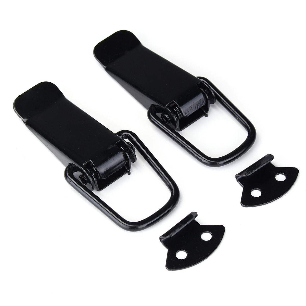 2-Pcs-Universal-Black-Car-Bumpers-Trunk-Hatch-Lids-Release-Fasteners-Kit-1220187