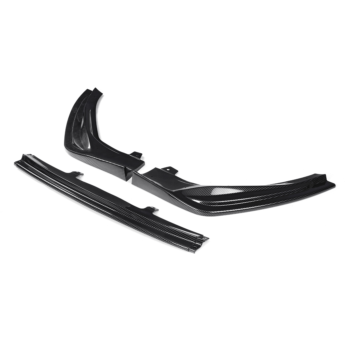 3PCS-Front-Bumper-Lip-Splitter-For-Lexus-2014-2016-IS250-IS350-IS200T-F-SPORT-STYLE-JDM-Strip-1540980