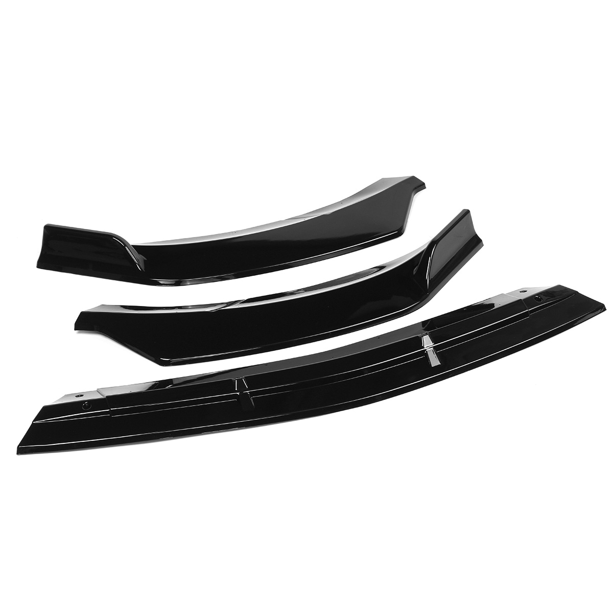 3Pcs-Glossy-Black-Front-Bumper-Protector-Lip-Spoiler-Covers-Trim-For-Mercedes-Benz-CLA-Class-W117-20-1629230