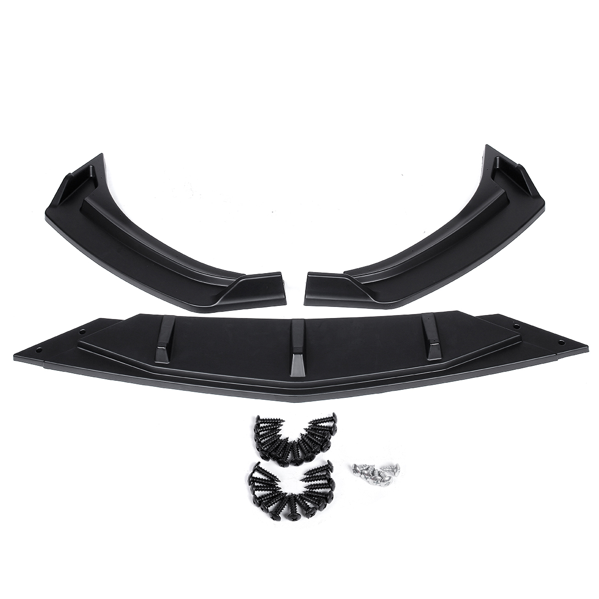 3Pcs-Matte-Black-Car-Front-Bumper-Splitter-Lip-Diffuser-Body-Kit-Spoiler-Guard-Protection-For-VW-For-1778183