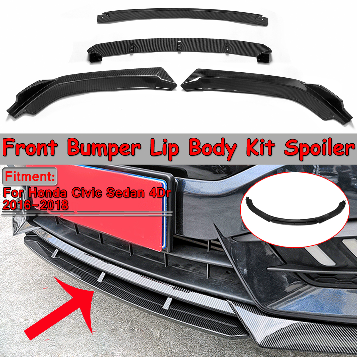 4PCS-Car-Front-Bumper-Lip-Spoiler-Splitter-Carbon-Fiber-For-Honda-Civic-Sedan-2016-2018-1787218