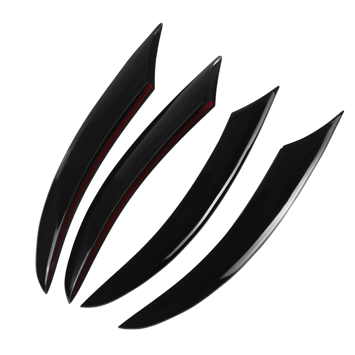 4Pcs-Front-Bumper-Fog-Light-Lamp-Splitter-Canard-Air-Cover-Trim-For-Mercedes-Benz-1615655