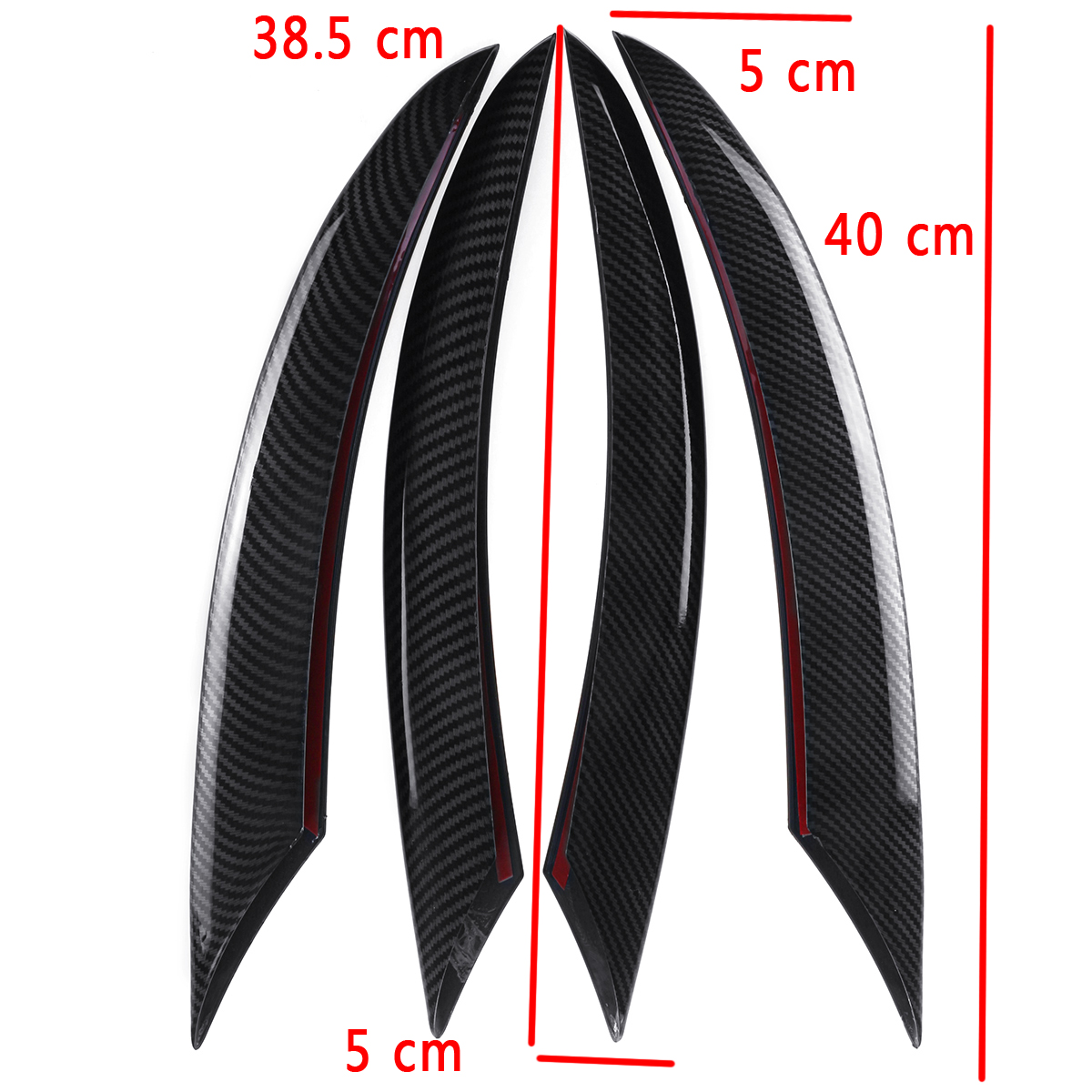 4Pcs-Front-Bumper-Fog-Light-Lamp-Splitter-Canard-Air-Cover-Trim-For-Mercedes-Benz-1615655