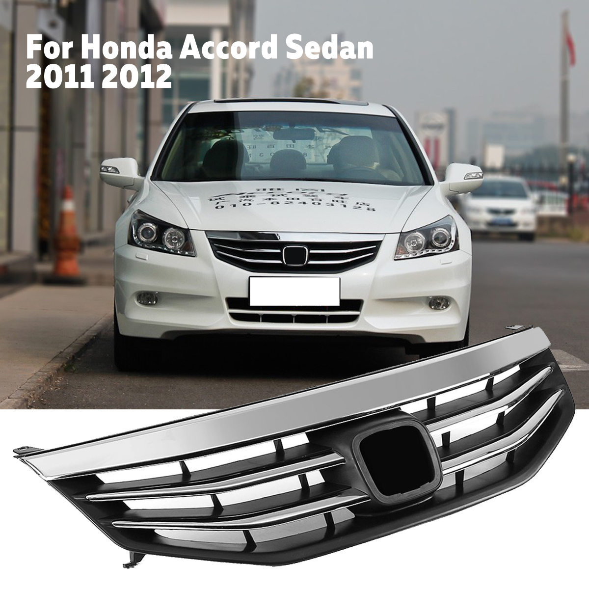 ABS-Car-Vehicle-Front-Bumper-Mesh-Grill-Grille-For-Honda-Accord-Sedan-2011-2012-1498331