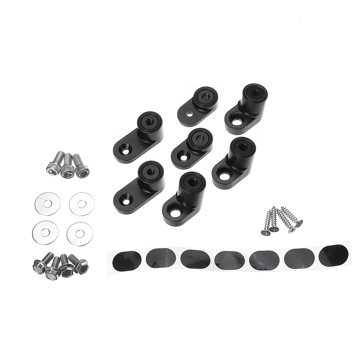 Car-Black-Rear-Wing-Spoiler-Riser-Lift-Extension-Kit-For-2013-2019-Ford-Focus-ST-RS-Hatchback-4Dr-1684257