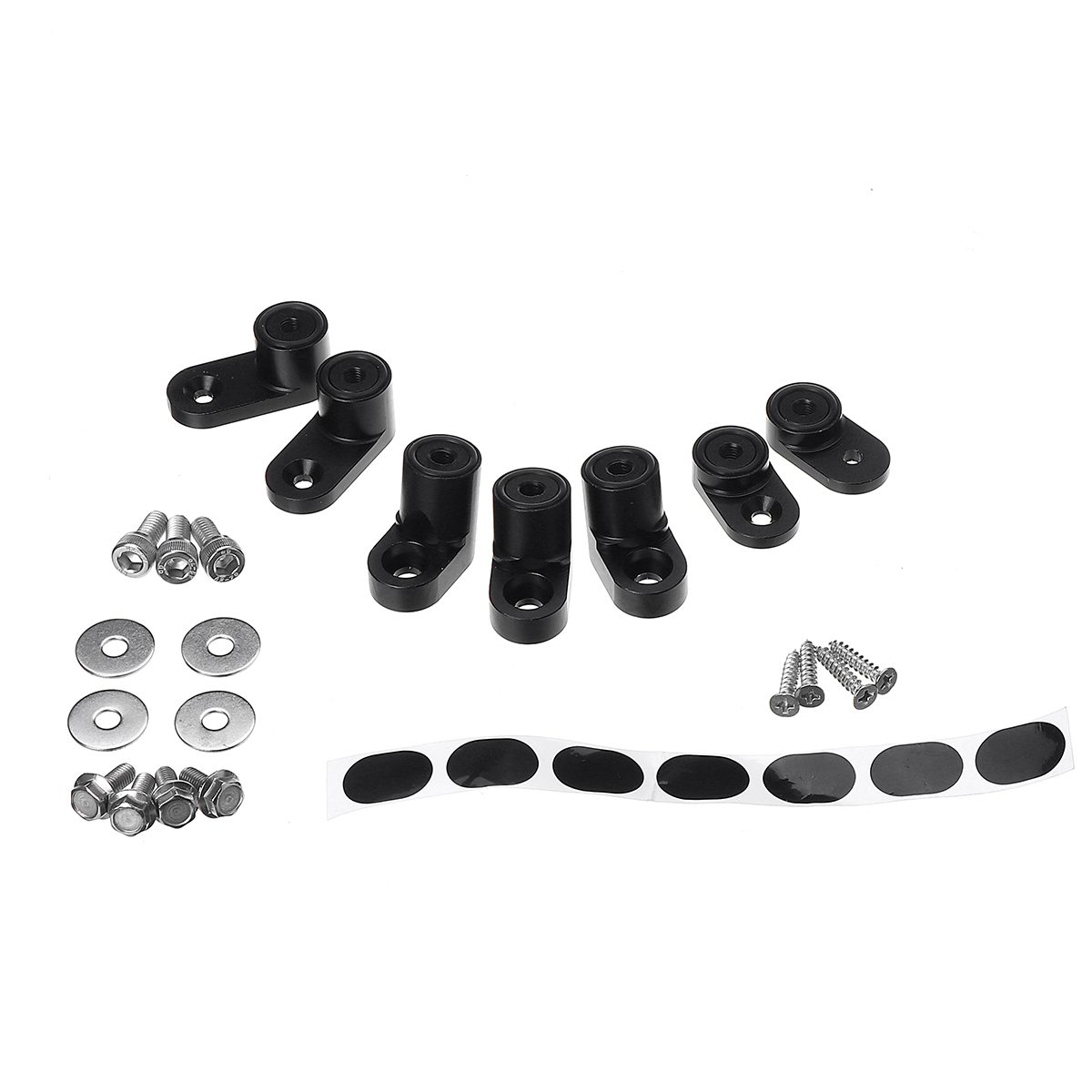 Car-Black-Rear-Wing-Spoiler-Riser-Lift-Extension-Kit-For-2013-2019-Ford-Focus-ST-RS-Hatchback-4Dr-1684257