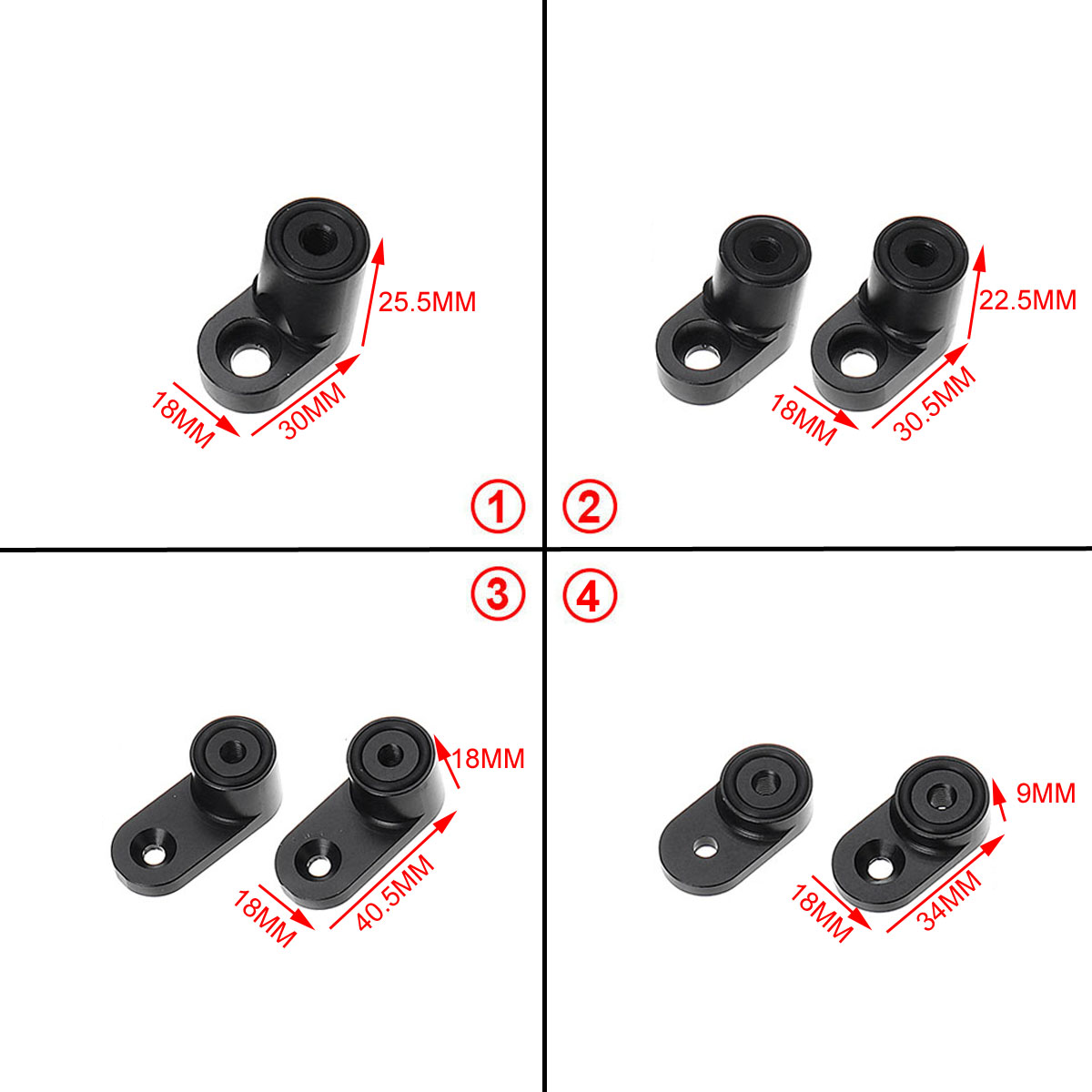 Car-Black-Rear-Wing-Spoiler-Riser-Lift-Extension-Kit-For-2013-2019-Ford-Focus-ST-RS-Hatchback-4Dr-1684257