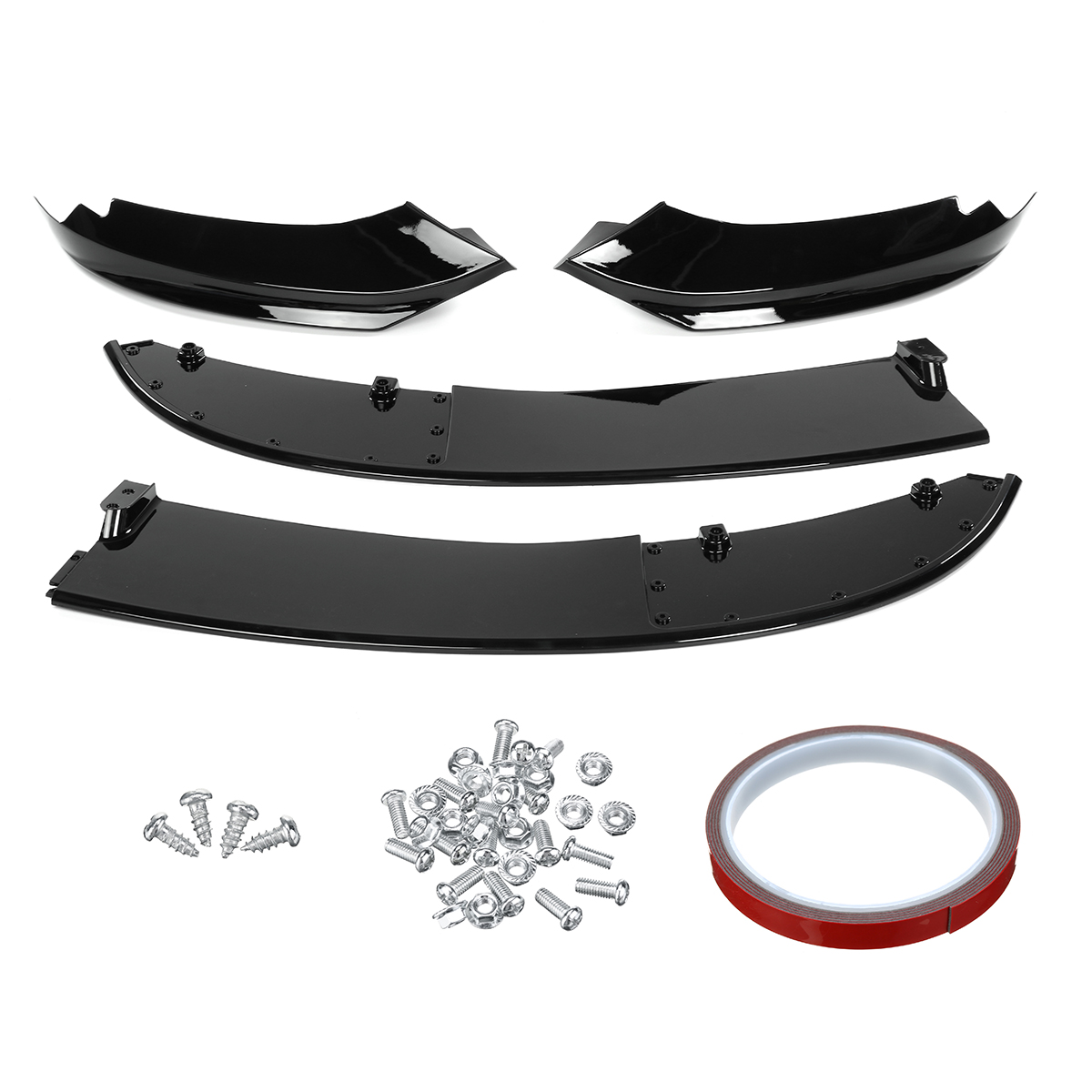 Car-Universal-Carbon-Fiber-Look-Glossy-Black-Front-Bumper-Splitter-Lip-Body-Kits-For-BMW-4-Series-1764399