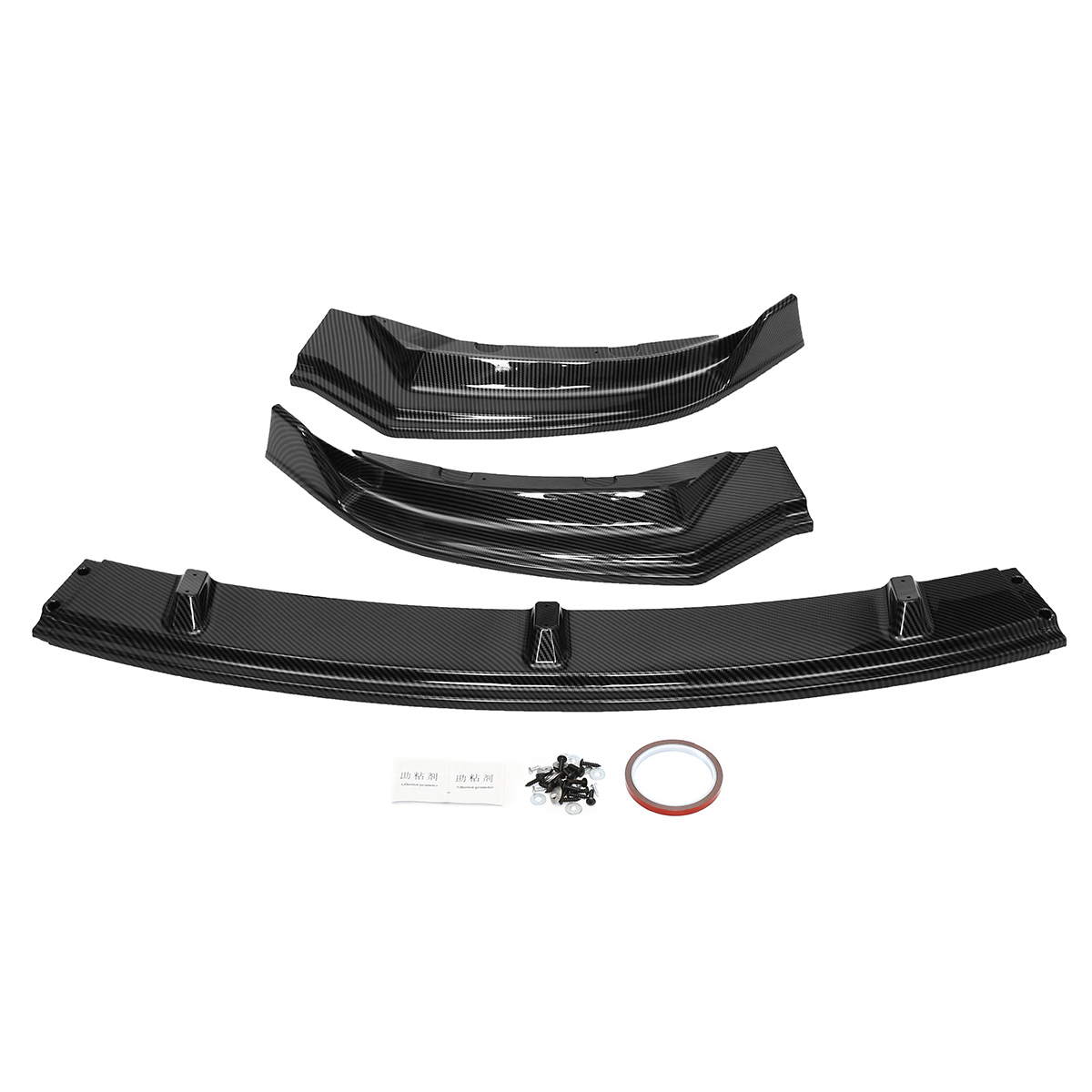 Carbon-Black-Front-Bumper-Lip-Body-Protector-Kit-Spoiler-For-Tesla-Model-3-Sedan-2016-2019-1578475