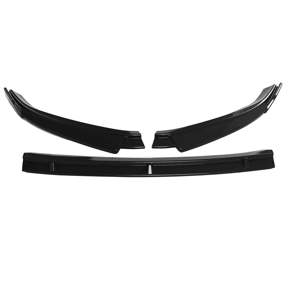 Carbon-Black-Front-Bumper-Lip-Body-Spoiler-Splitter-For-VW-Golf-MK75-2018-2020-3Pcs-1703710