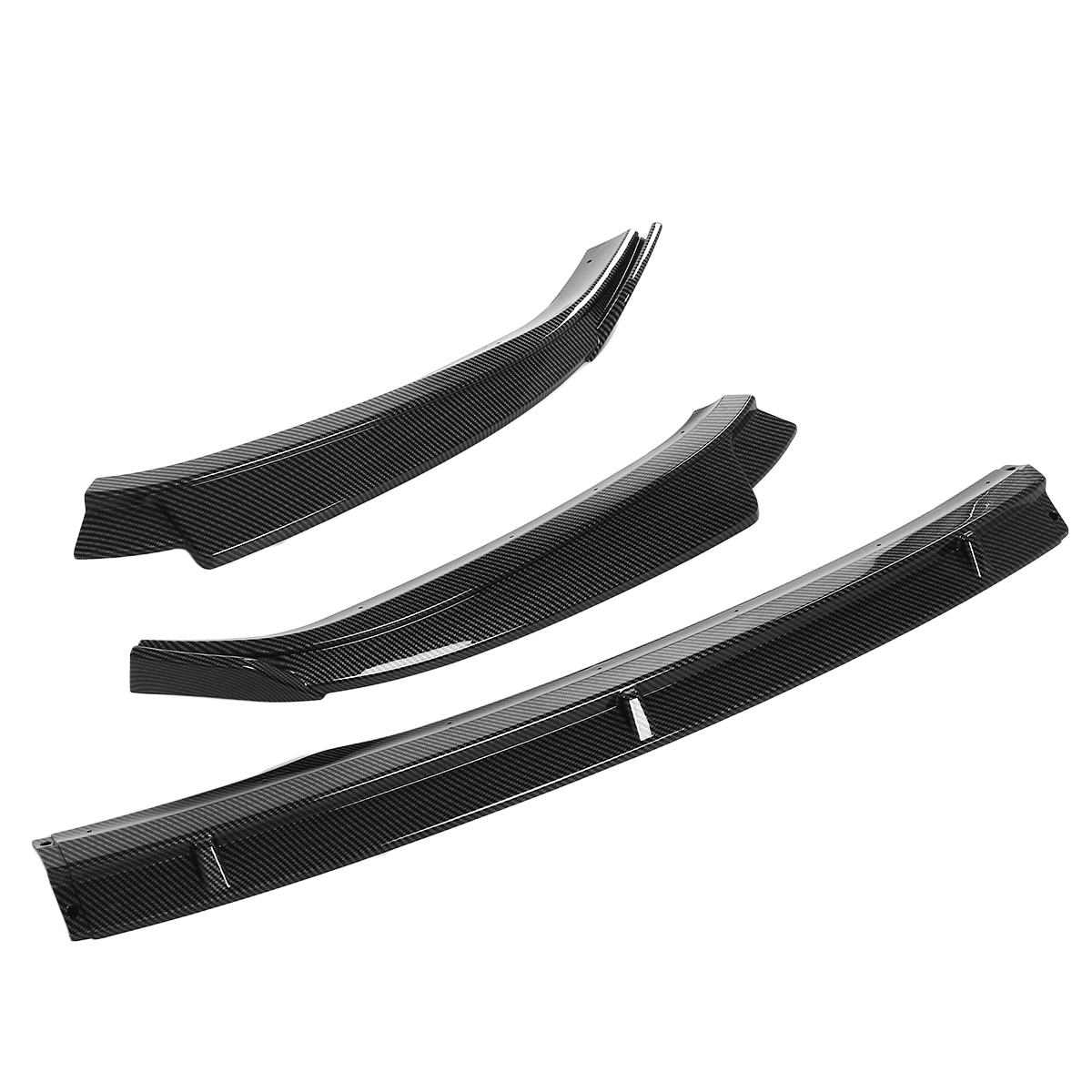 Carbon-Black-Front-Bumper-Lip-Body-Spoiler-Splitter-For-VW-Golf-MK75-2018-2020-3Pcs-1703710