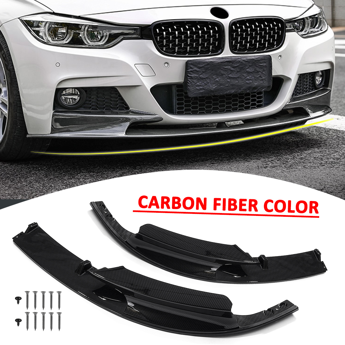 Carbon-Fiber-Front-Bumper-Protector-Cover-Splitter-Lip-For-BMW-F30-3-Series-M-Style-2012-18-1578470