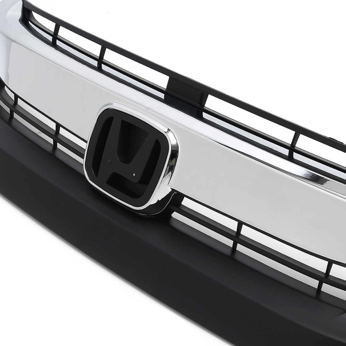 Front-Upper-Chrome-Billet-Grille-Grill-For-Honda-Civic-10th-Sedan-2016-2017-2018-1522092