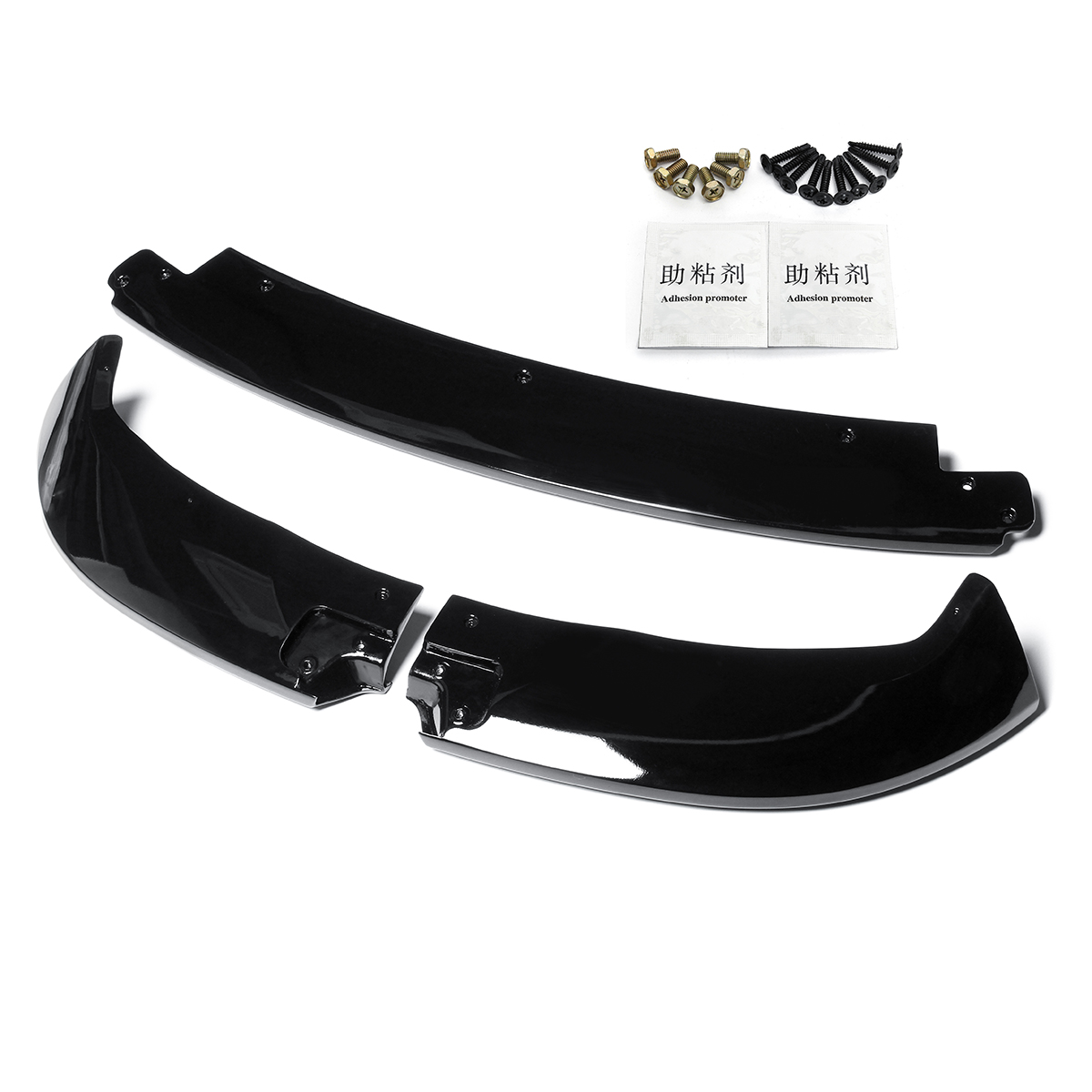 Gloss-Black-Front-Bumper-Lip-Protector-Spoiler-Splitter-Cover-For-Tesla-Model-3-2017-2019-1571734