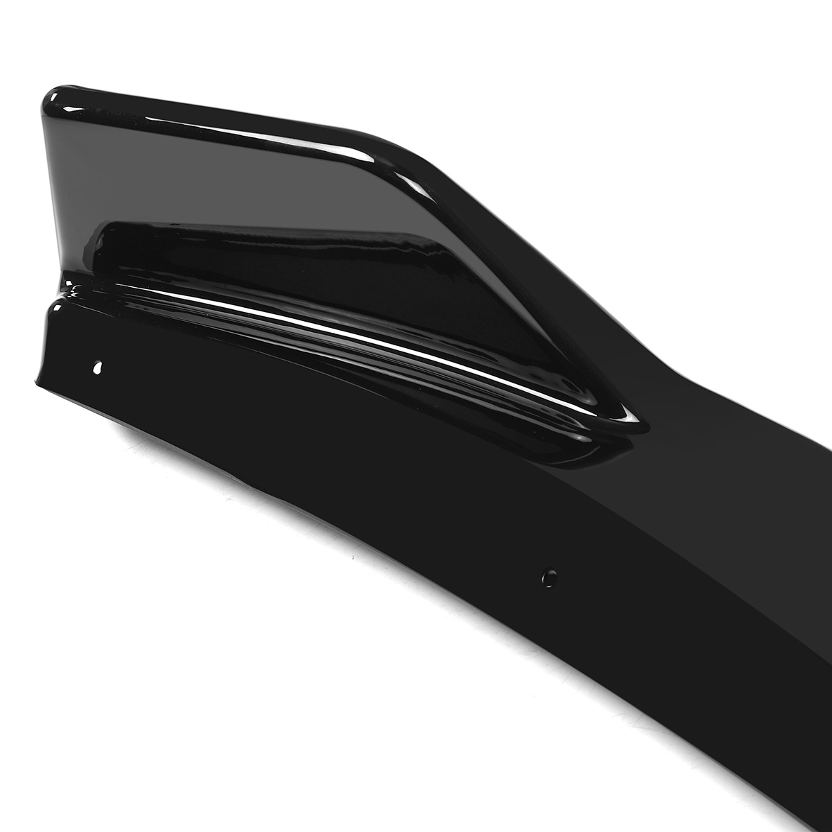 Glossy-Black-Front-Bumper-Lip-Spoiler-Cover-Trim-3PCS-For-Mercedes-C-Class-W205-Sport-2019-2020-1654277