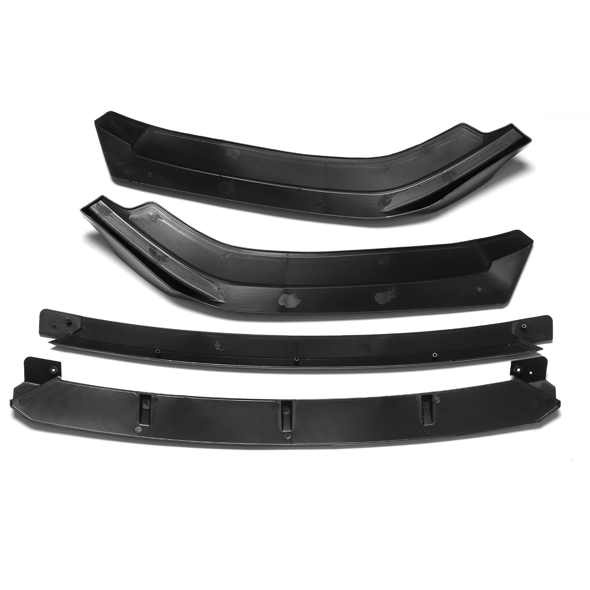 Glossy-Front-Bumper-Lip-Body-Kit-Spoiler-Spliter-For-Honda-Civic-4DR-2016-2018-1766500
