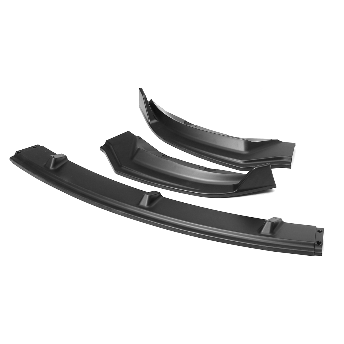 Matte-Black-Car-Front-Bumper-Lip-Body-Spoiler-Wing-Kit-3Pcs-For-Tesla-Model-3-2016-2019-1581978