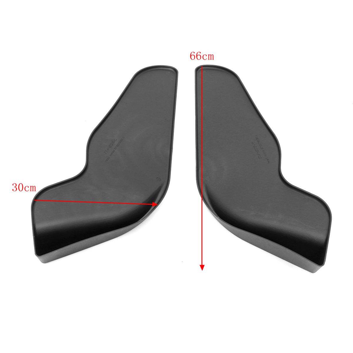 One-Pair-Car-Bumper-Front-Shovel-Decorative-Scratch-Resistant-Wing-1210517
