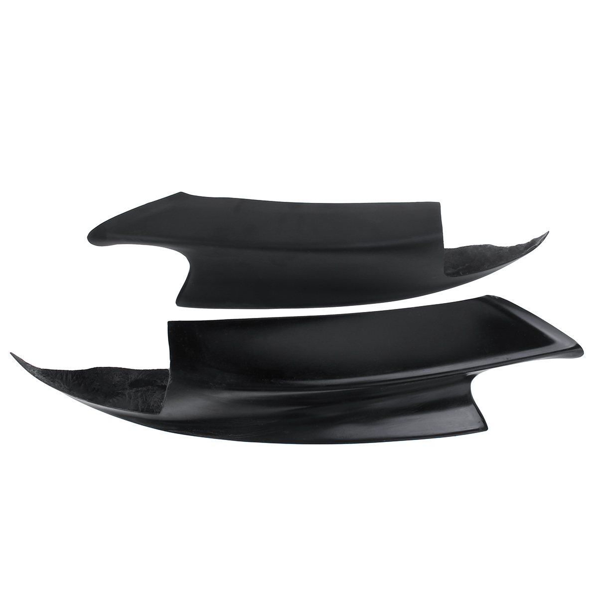 Pair-Matte-Black-Front-Bumper-Splitter-Lip-For-BMW-E90-E92-E93-M3-1698234