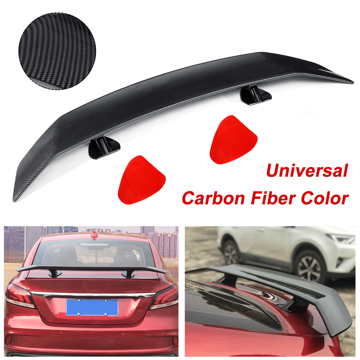 Universal-ABS-Carbon-Fiber-Color-Rear-Trunk-Wing-Spoiler-Adhesive-Type-for-Sedan-Vehicle-1705222