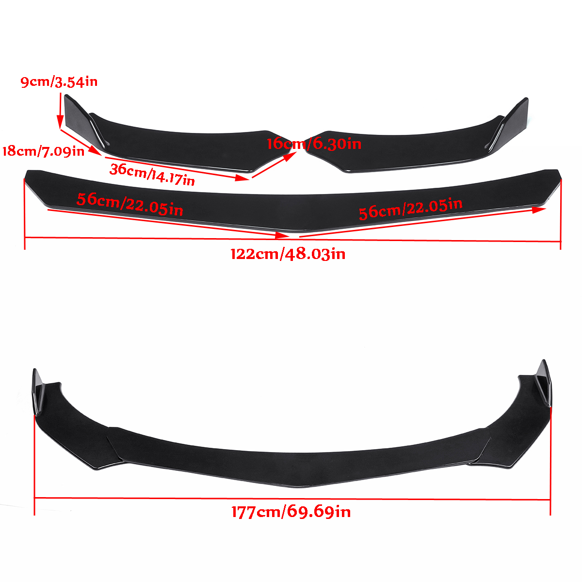 Universal-Car-Front-Lower-Bumper-Lip-Shovel-Chin-Body-Kits-Black-Side-Spoiler-Protector-Rotable-1632653