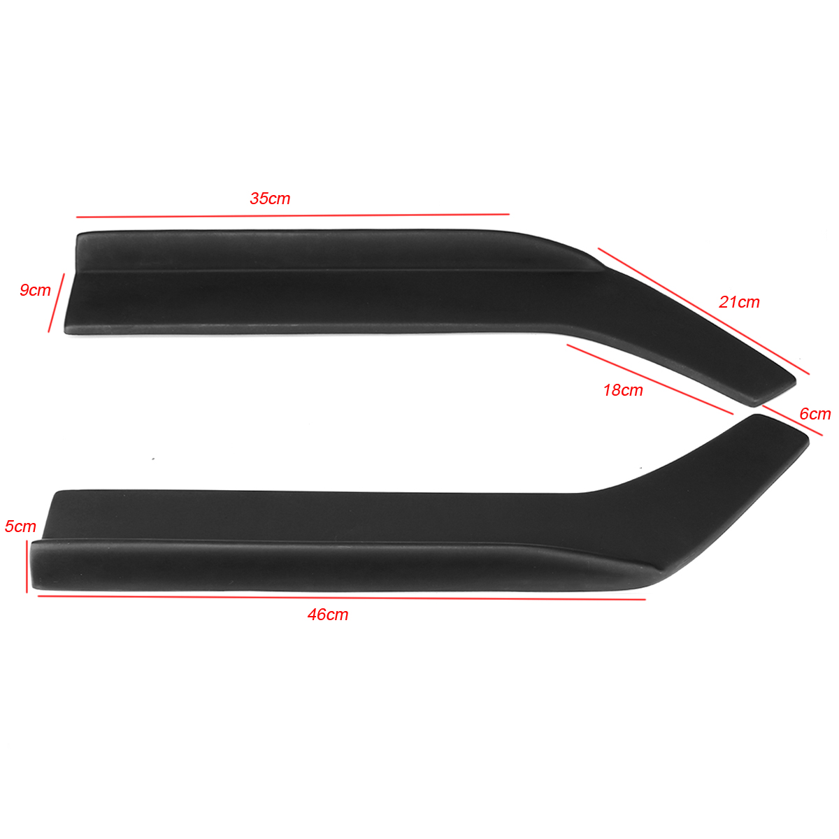 Universal-Rear-Bumper-Protector-Spats-Splash-Guard-Extend-Valance-Lip-1400569