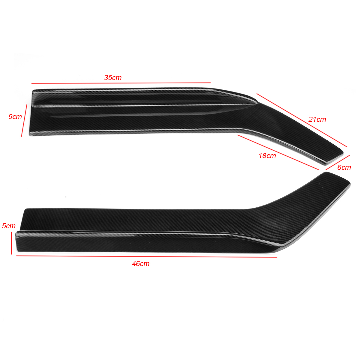Universal-Rear-Bumper-Protector-Spats-Splash-Guard-Extend-Valance-Lip-Polyurethane-1400567