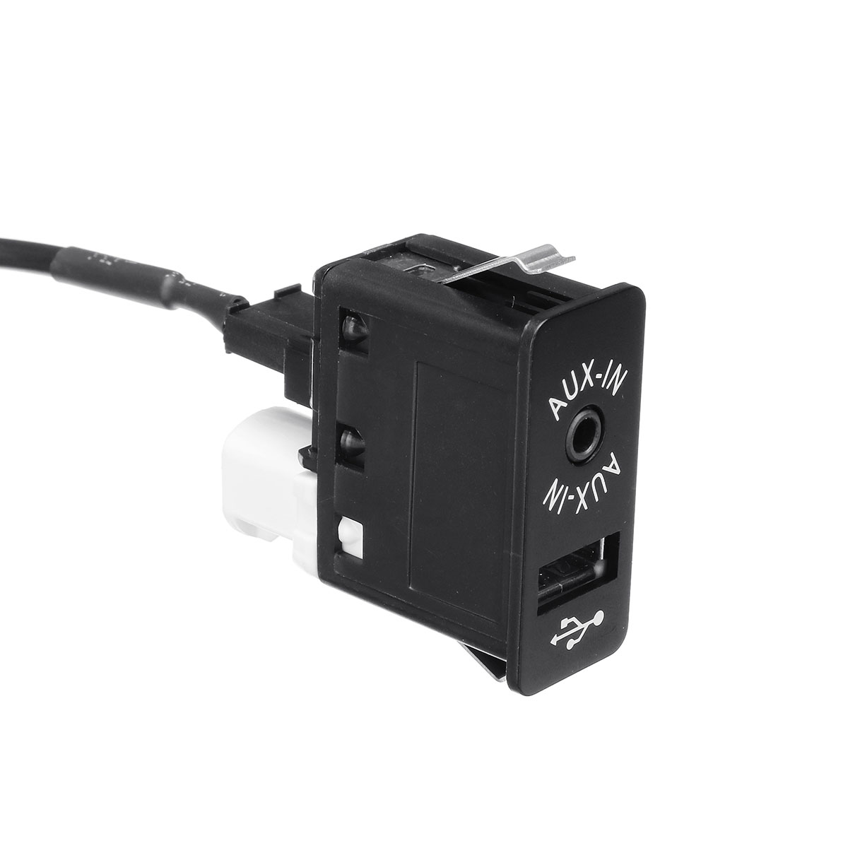 12-Pin-35mm-AUX-USB-Interface-Panel-Adapter-For-BMW-Mini-Cooper-E39-E53-X5-Z4-E85-E86-X3-E83-1530864