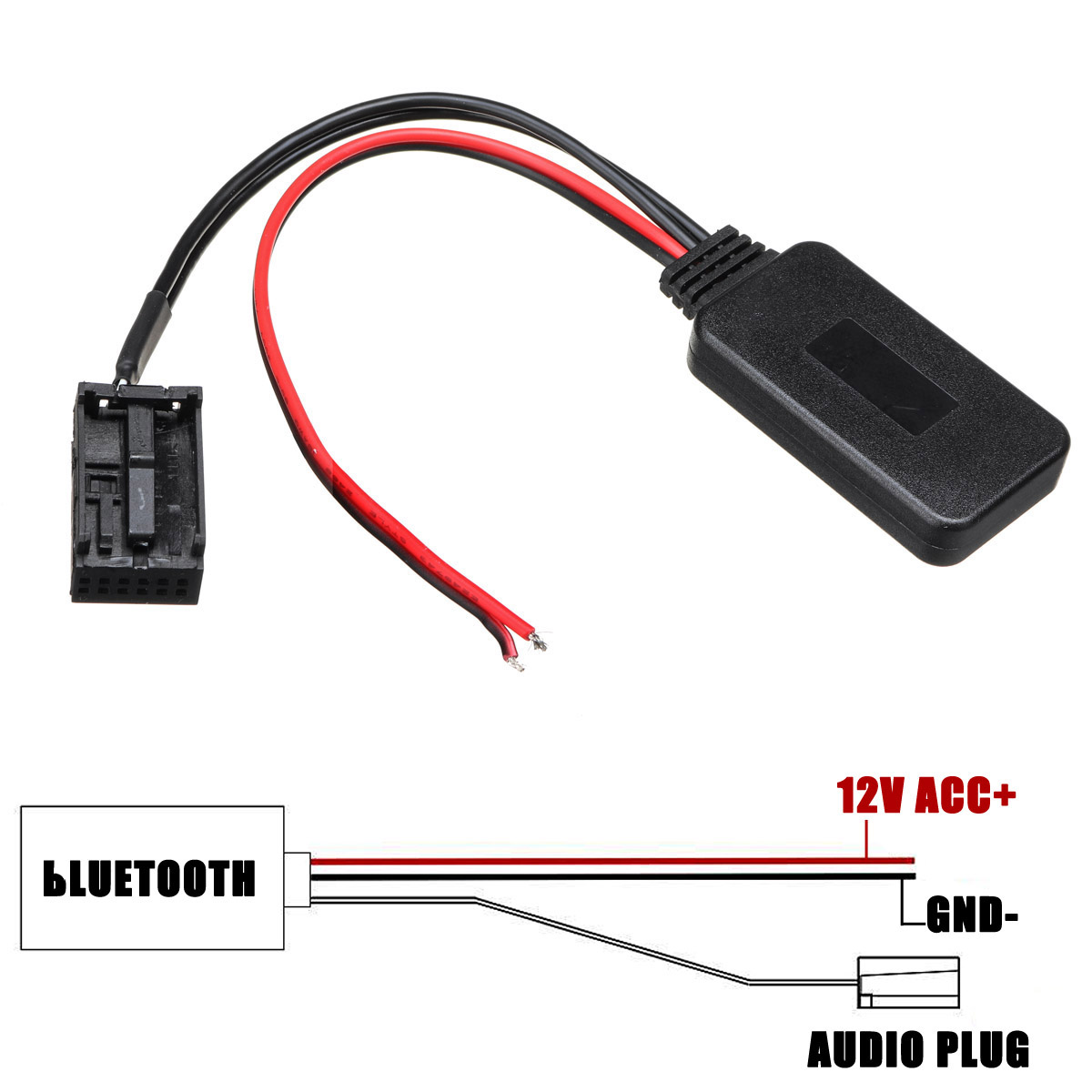 12Pin-bluetooth-Adapter-Aux-Cable-For-Ford-Focus-Mk2-MK3-Fiesta-Navigation-Radio-1578458