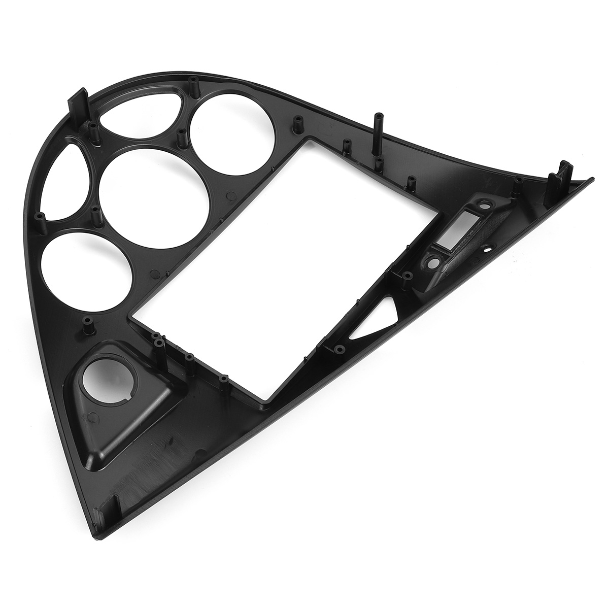 2-Din-Black-Car-Fascia-Trim-Kit-Dashboard-Frame-For-Ford-Fiesta-1995-2001-Focus-1998-2004-1814183
