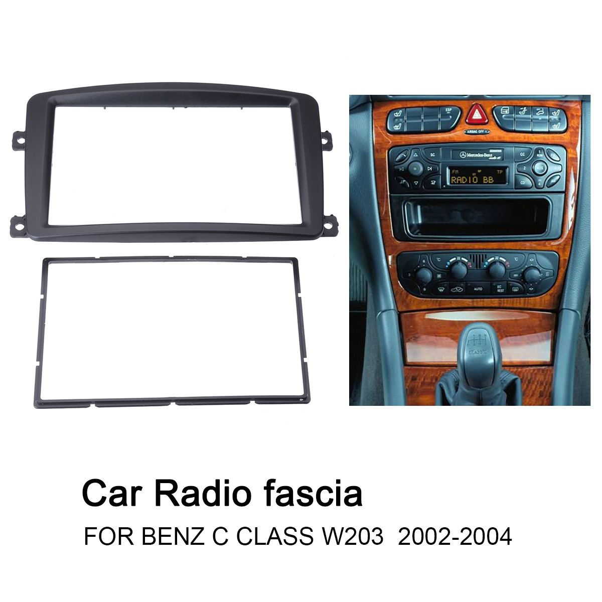 2-Din-Car-Radio-Stereo-DVD-Player-Fascia-Panel-Dash-Frame-Trim-for-Mercedes-C-CLASS-W203-2002-2004-1648156