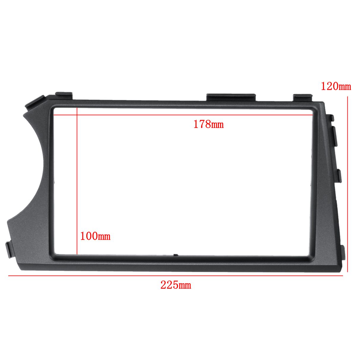 2-Din-Car-Stereo-Radio-Fascia-Panel-Plate-Frame-for-SSANG-YONG-Actyon-2006-2009-Left-Hand-Drive-1576793