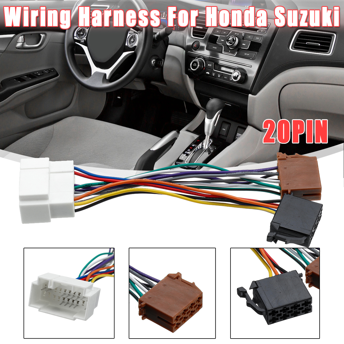 20pin-ISO-Car-Stereo-Radio-Lead-Loom-Connector-Adaptor-Wiring-Harness-For-Honda-For-Suzuki-1741635
