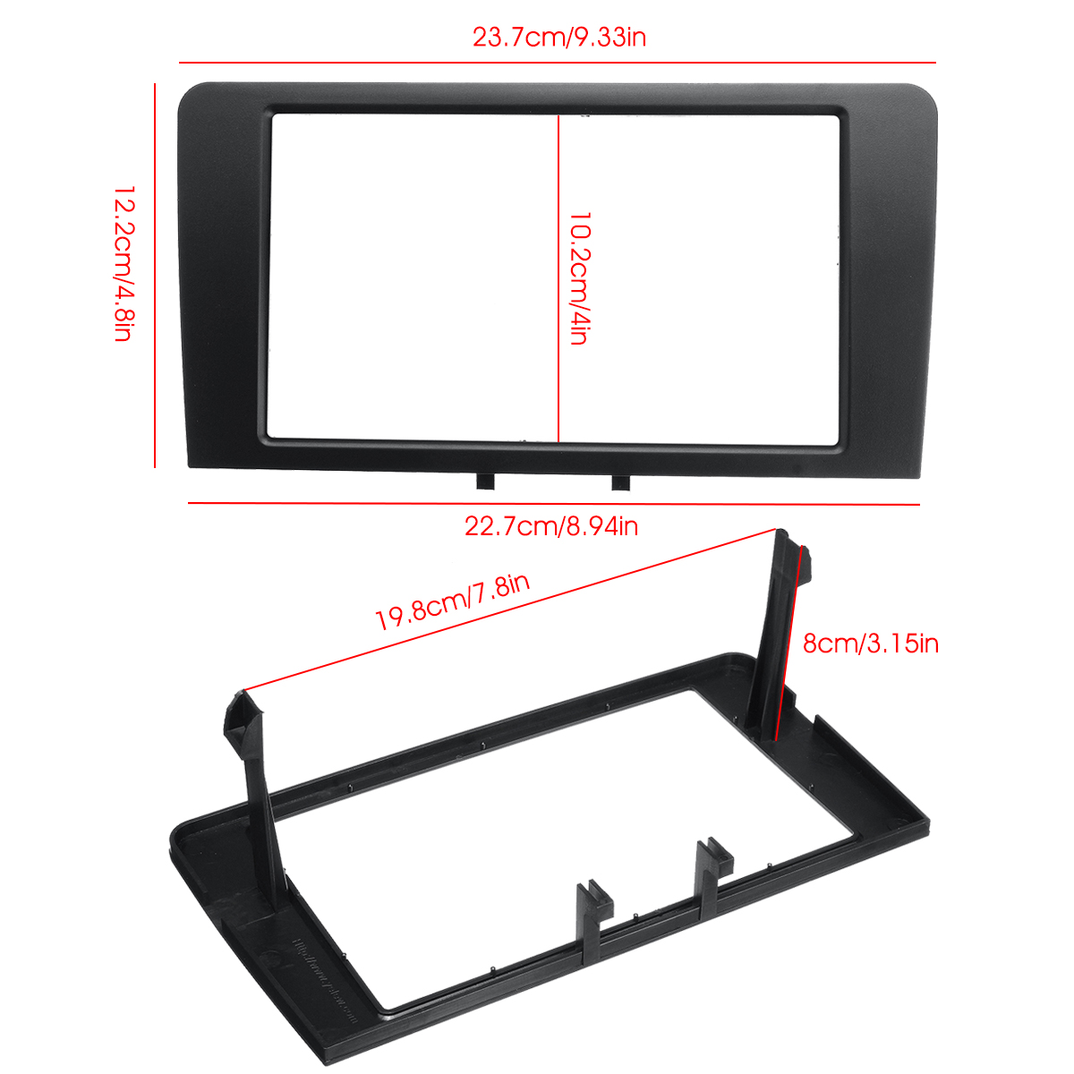 2DIN-Car-Radio-Stereo-Fascia-Panel-Plate-Adapter-For-Audi-A3-8P-Model-2003-2012-1433137